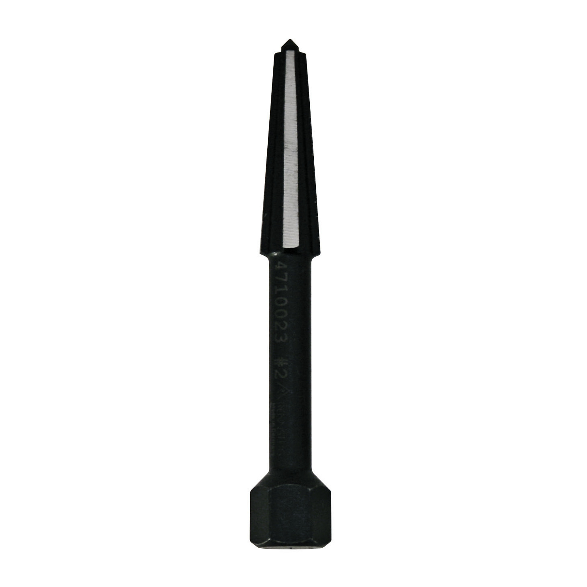 KNIPEX Screw Extractor, 2.5in., Size 2, Double-Edged, Steel, Model# 9R 471 002 3